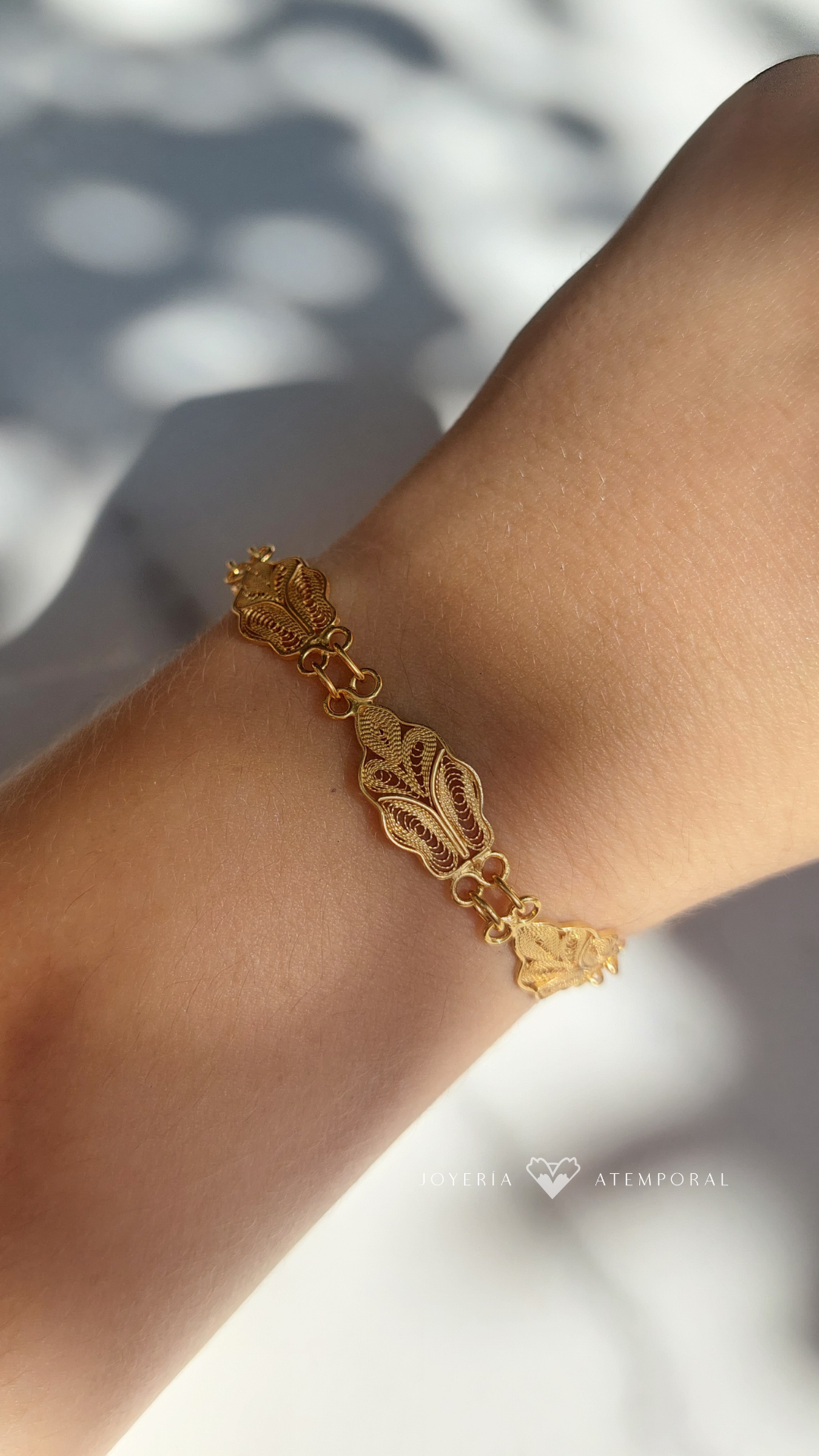 Pulsera Filigrana de Plata Conchas