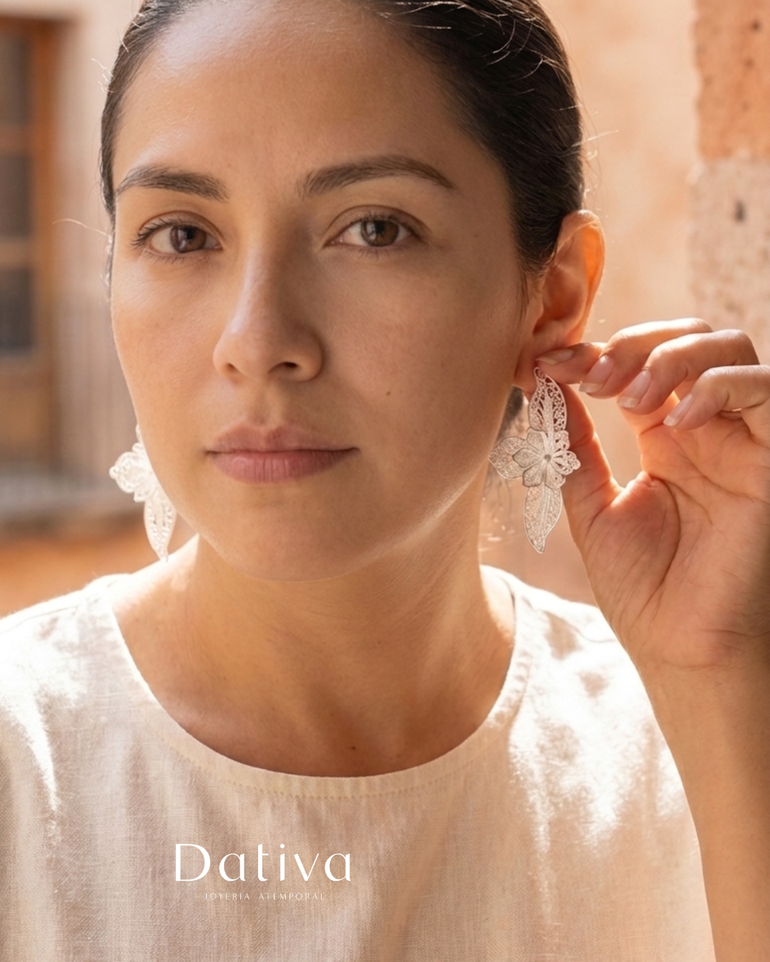 Aretes Orquídea