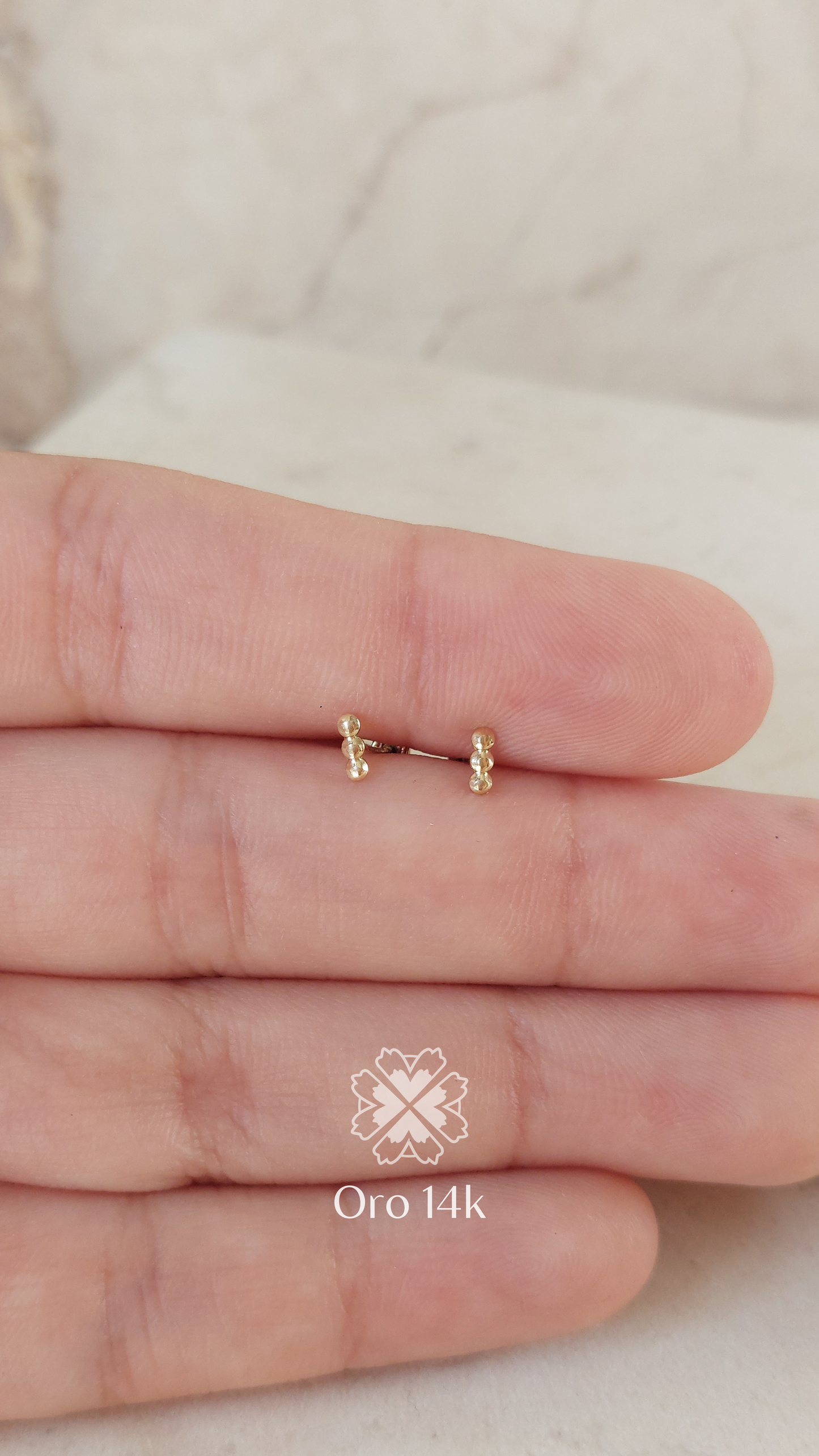 Broquel 3 bolitas mini