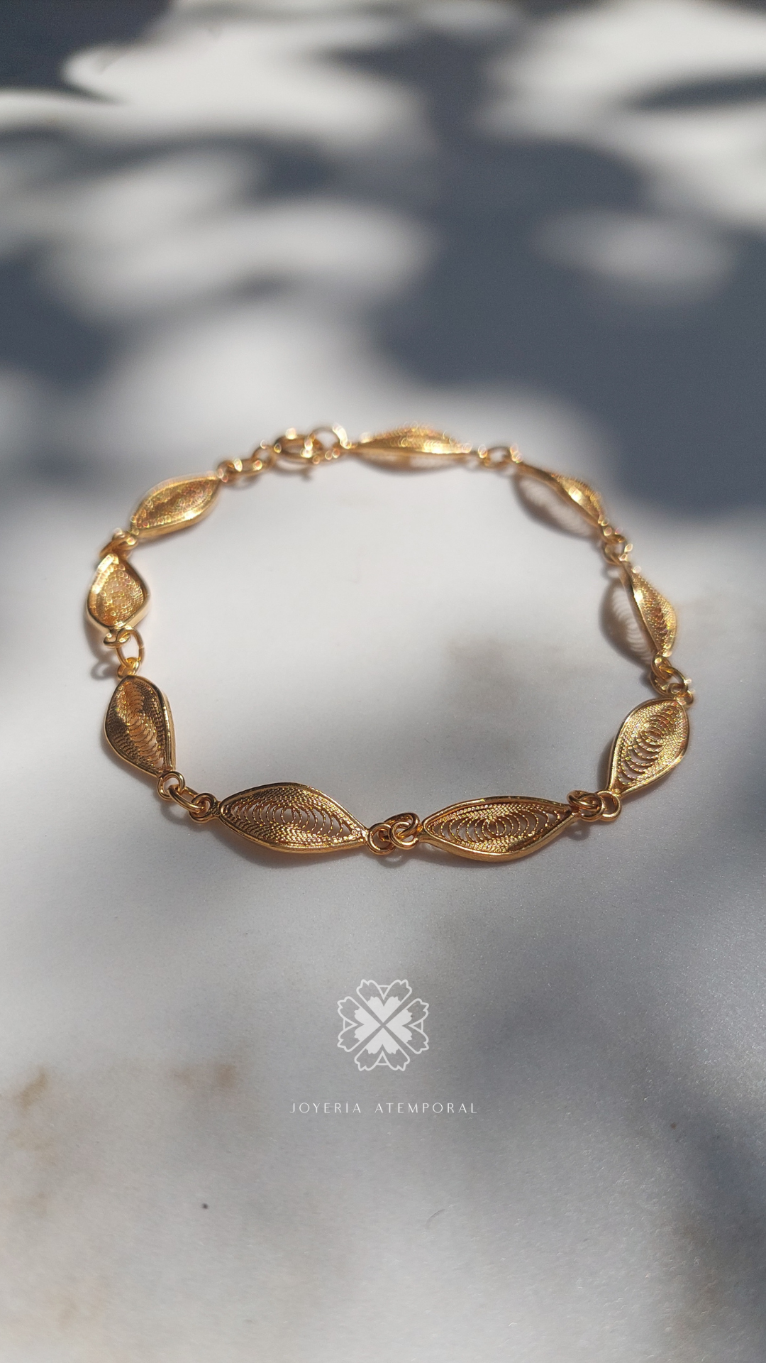 Pulsera Filigrana de plata Almendras