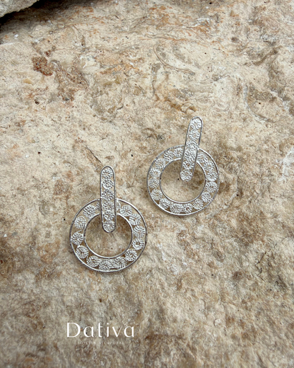Aretes Aros Intercalados Astral