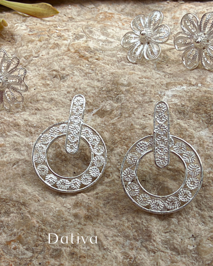 Aretes Aros Intercalados Astral
