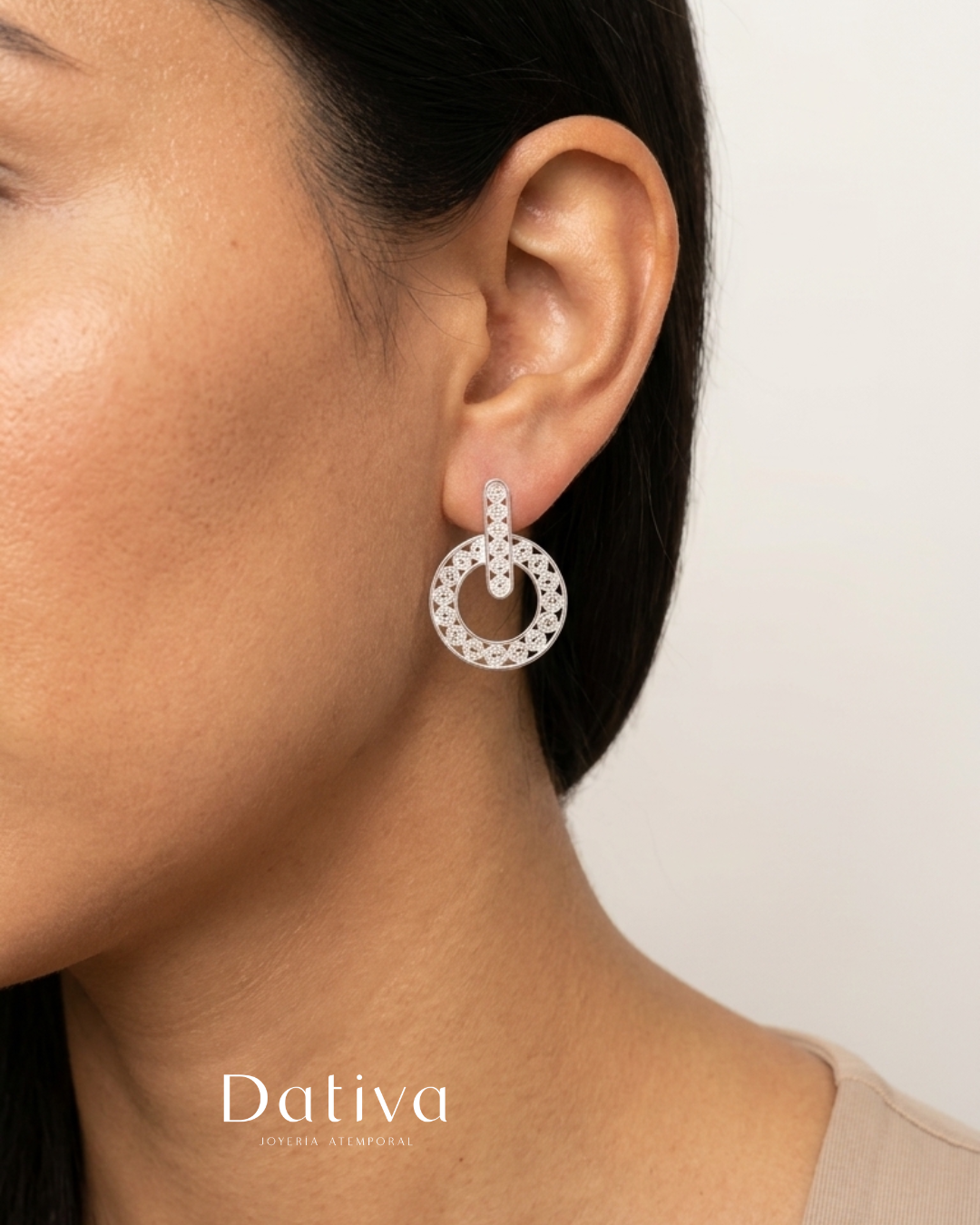 Aretes Aros Intercalados Astral