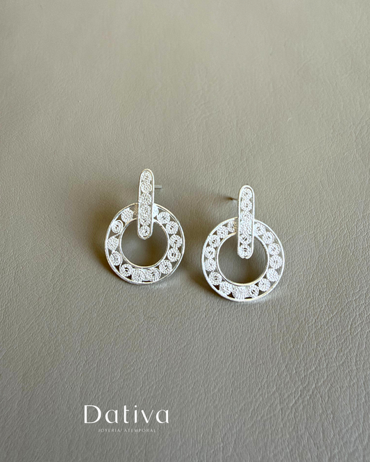 Aretes Aros Intercalados Astral