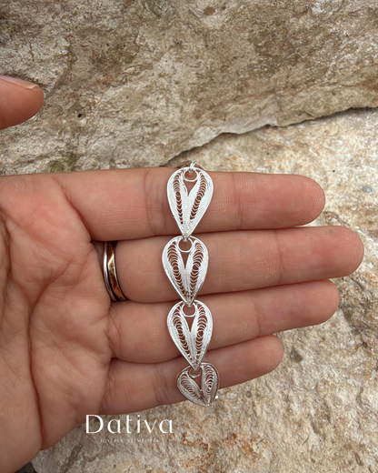 Pulsera Rocío de Filigrana en Plata .925