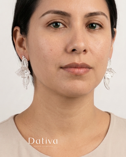 Aretes Orquídea