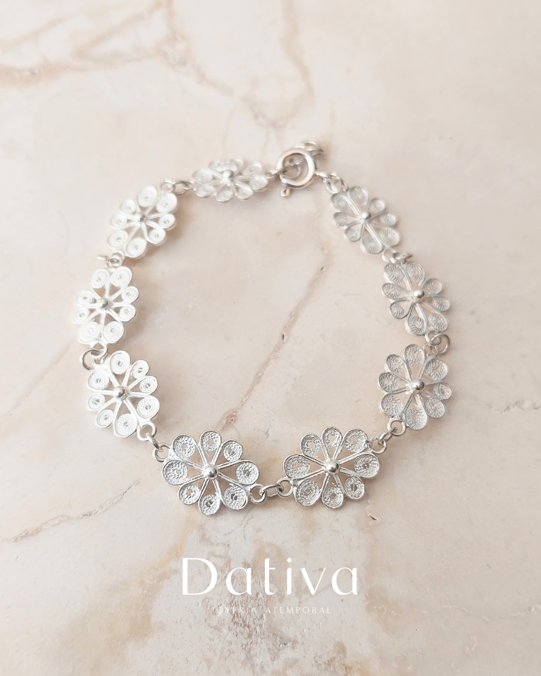 Pulsera Flor de Alba