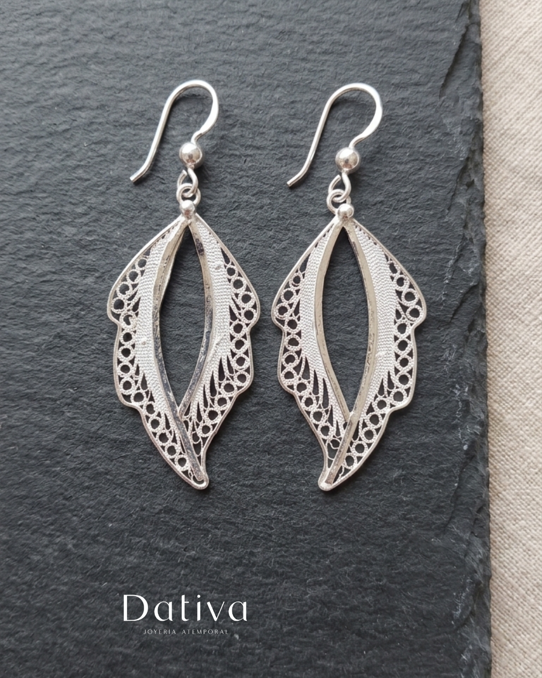 Aretes Hojas Danzantes