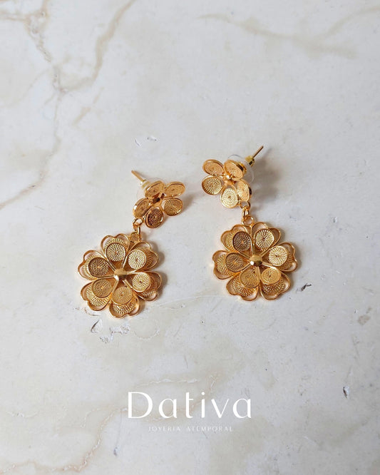 Aretes Florecer Eterno