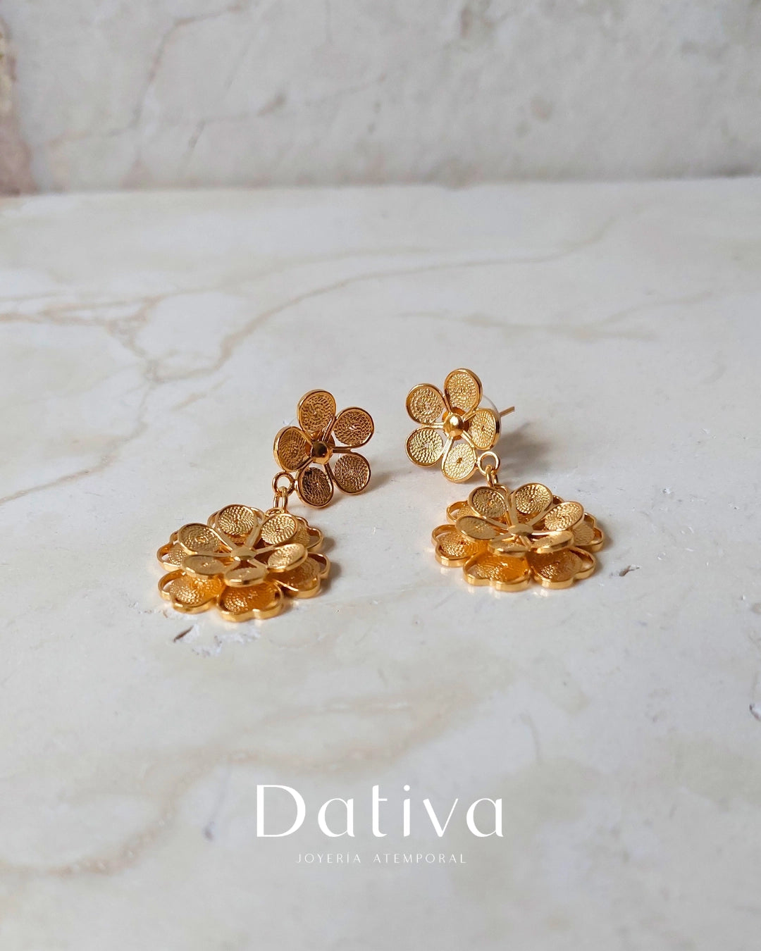 Aretes Florecer Eterno