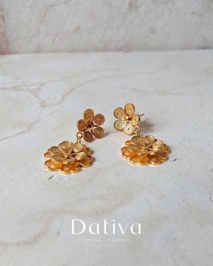 Aretes Florecer Eterno