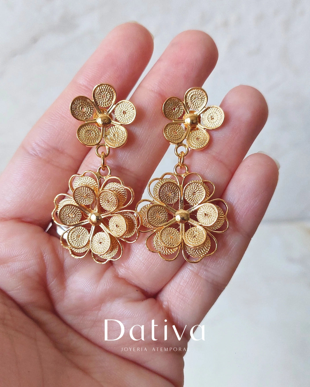 Aretes Florecer Eterno