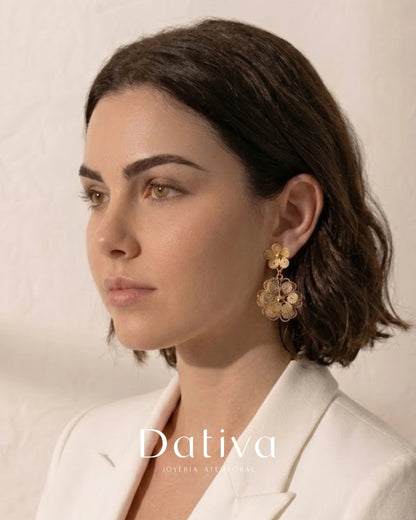 Aretes Florecer Eterno