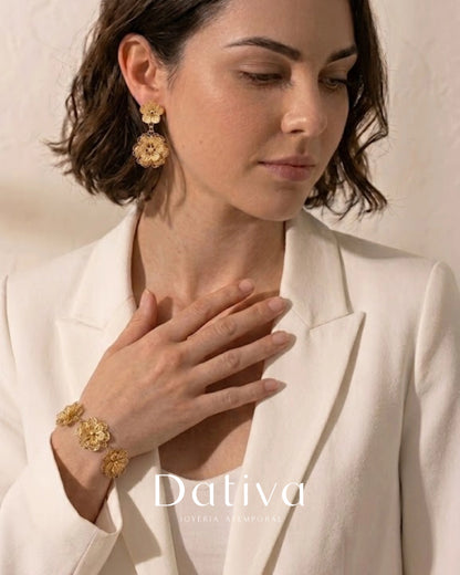 Aretes Florecer Eterno